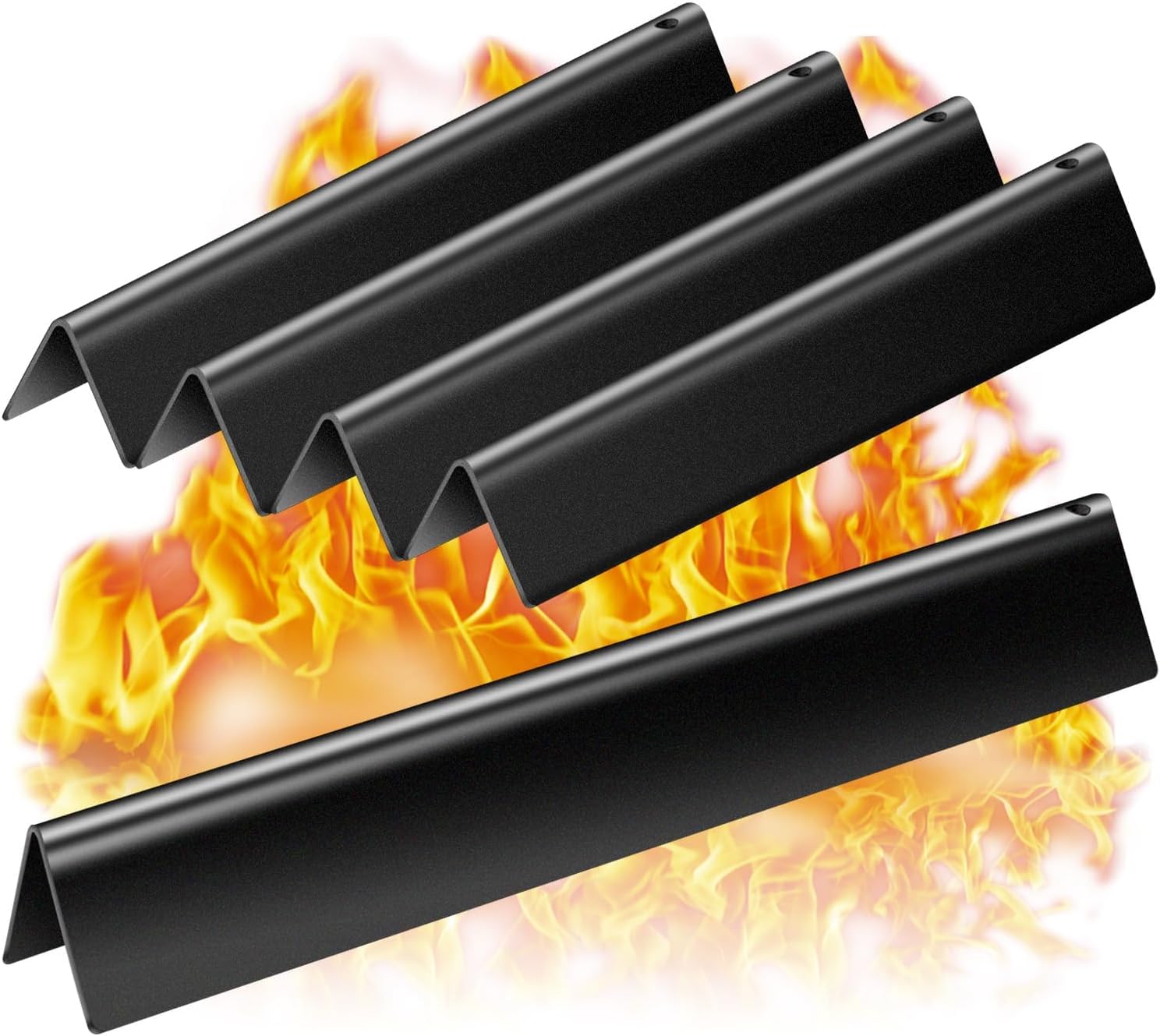 38.9CM 7636 Flavorizer Bars for Weber Spirit 300 & GS4 Spirit II/LX 300 E310 S310 E320 S320 E330 S330 Grill Replacement Parts with Front Control, Flavor Bars Heat Plates for Weber Burner Cover 67046