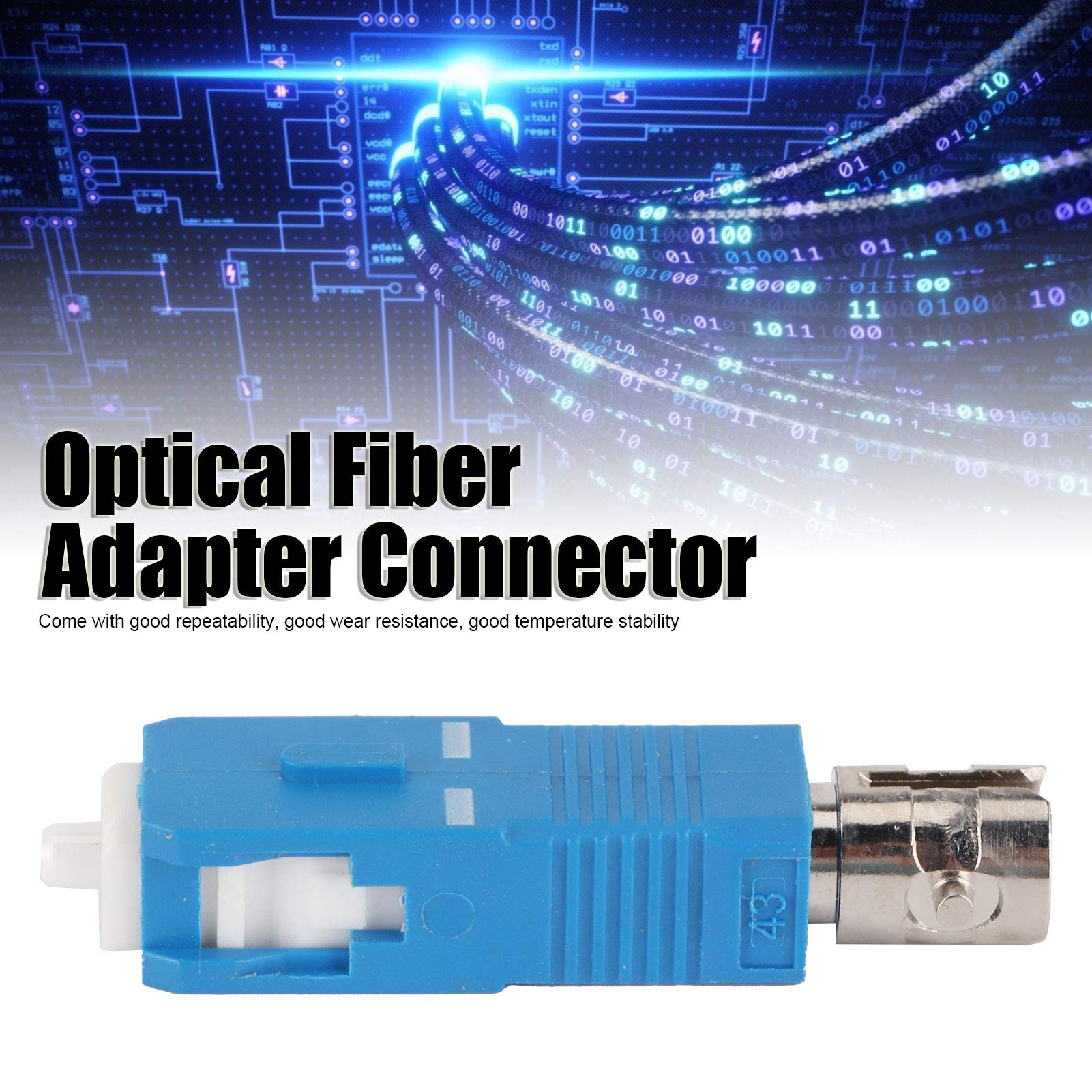 SC/UPC ST/UPC Connettore Adattatore per Fibra Ottica, Maschio e Femmina, Convertitore di Segnale in Fibra Ottica di qualità Portante per Uso Industriale Connettori Industriali
