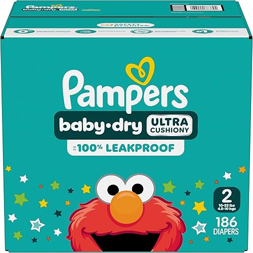 Miniatura 16 de Pañales Pampers Baby Dry - Talla 2, 186 unidades, pañal desechable absorbente para bebé (el empaque puede variar)