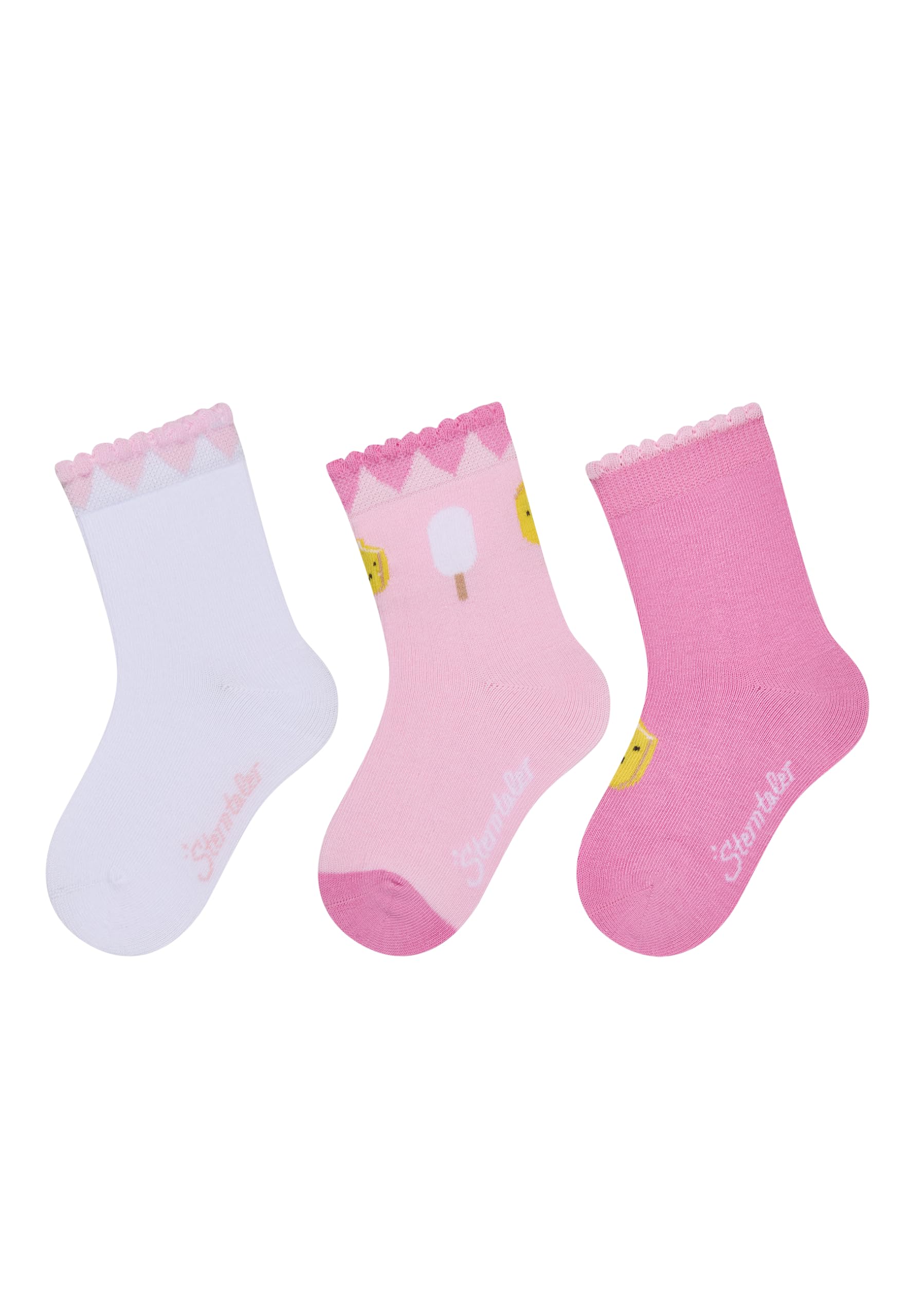 Sterntaler Mädchen Socken 3er Eis Am Stiel Socken 3er Eis am Stiel
