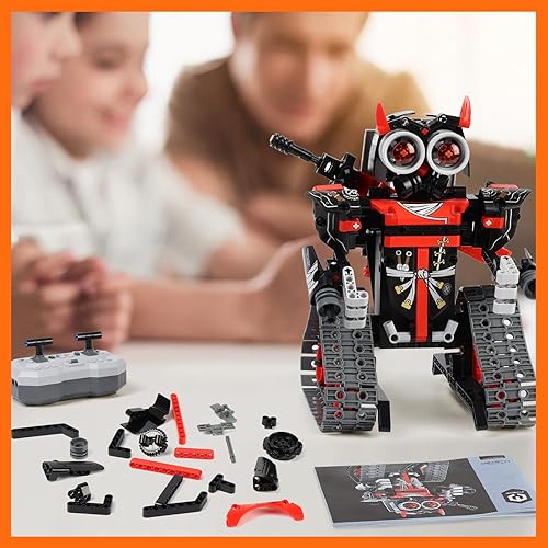 Miniatura 6 de GILI Robot Building - Kit de construcción de control remoto de regalo STEM para niños 8-12 - 3 en 1 juguetes educativos para niños de 6 7 8 9 10 11