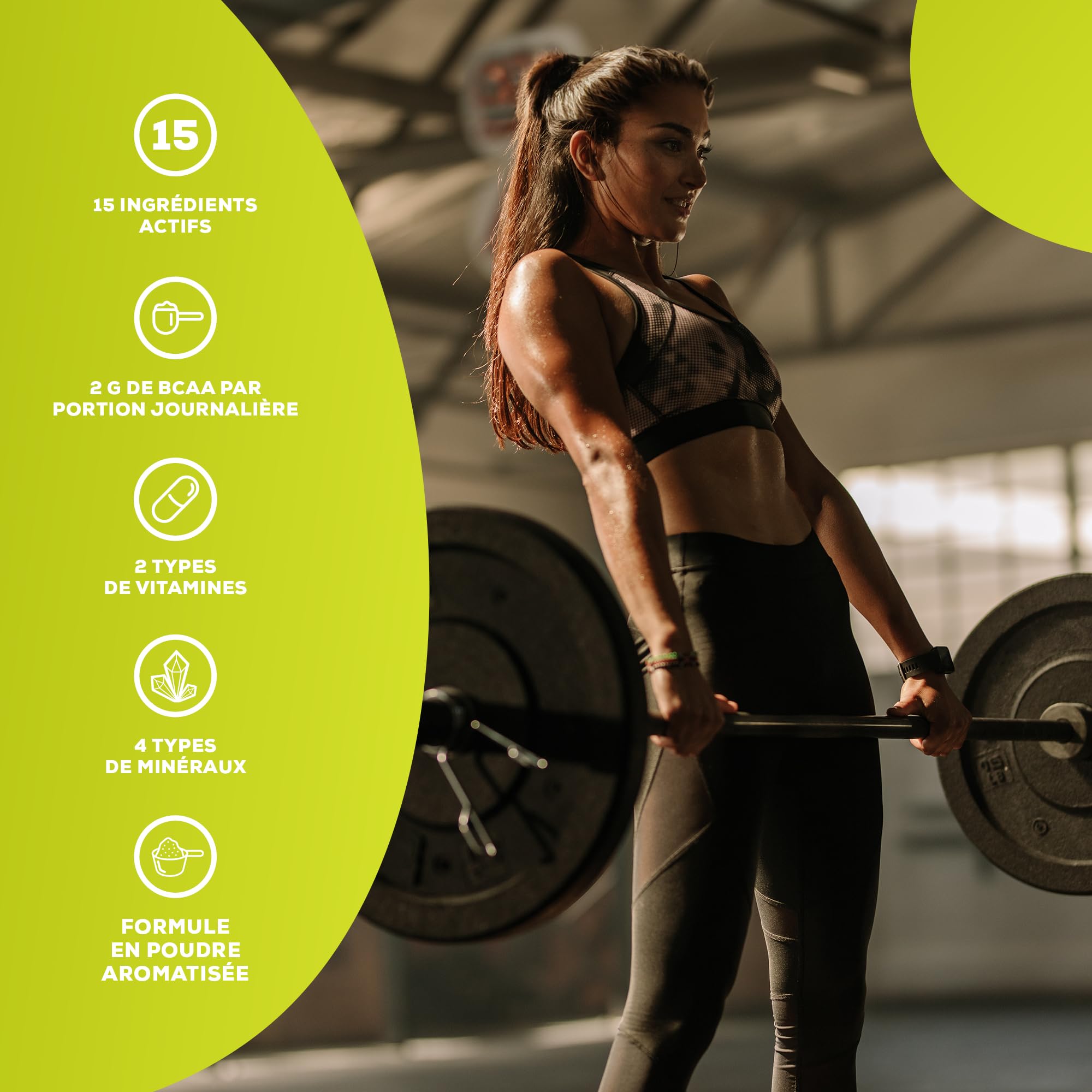 BioTechUSA Crea Zero | Créatine en poudre sans sucre | BCAAs, vitamines et minéraux ajoutés, 320 g, Orange