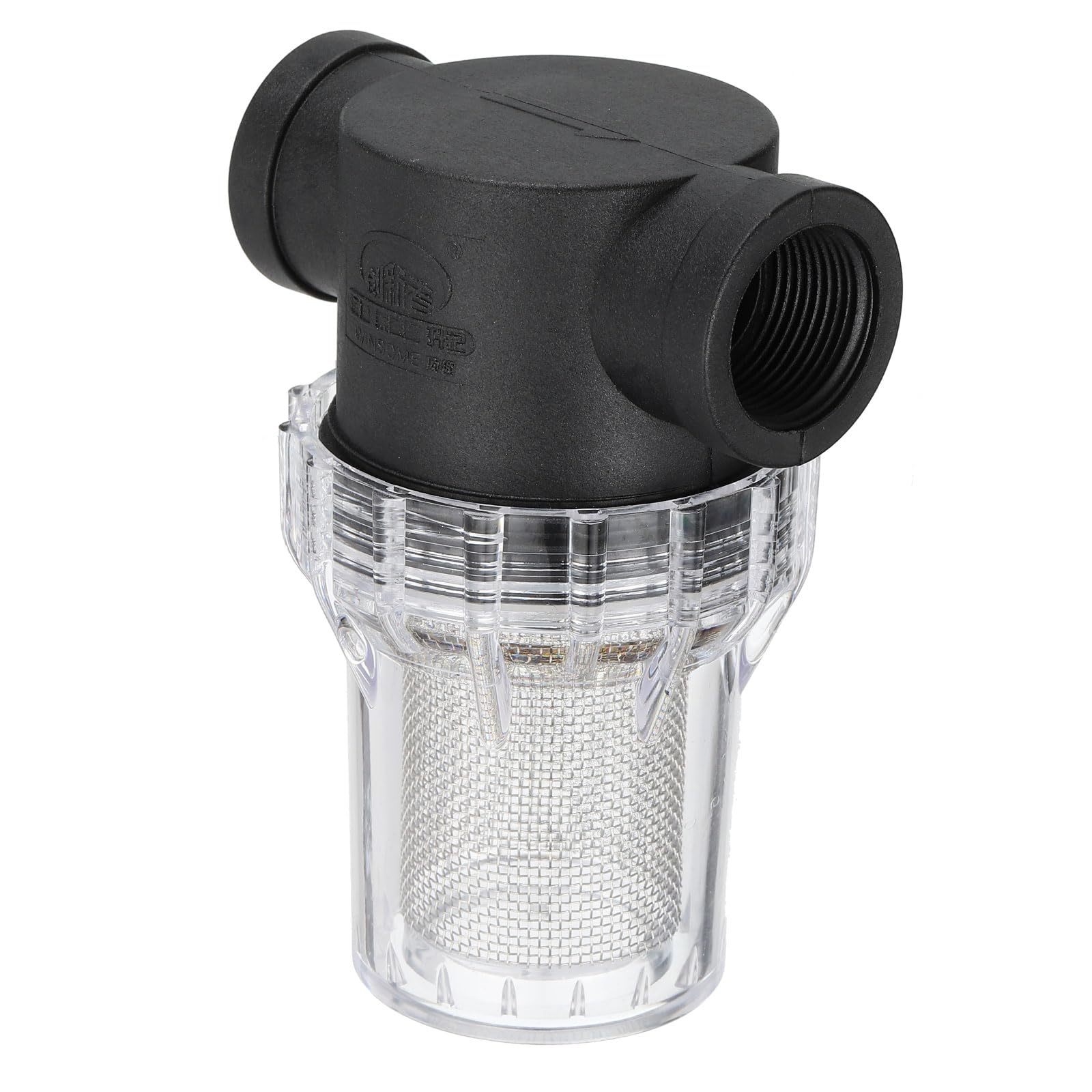 BBTISG Wasserpumpe Filter, 200 Mesh Wasserpumpe Filter Inline Mesh Bildschirm Wasserpumpe Filter High Flow Pipeline Filter Garten Interface Sieb (1 Zoll Schnittstelle
