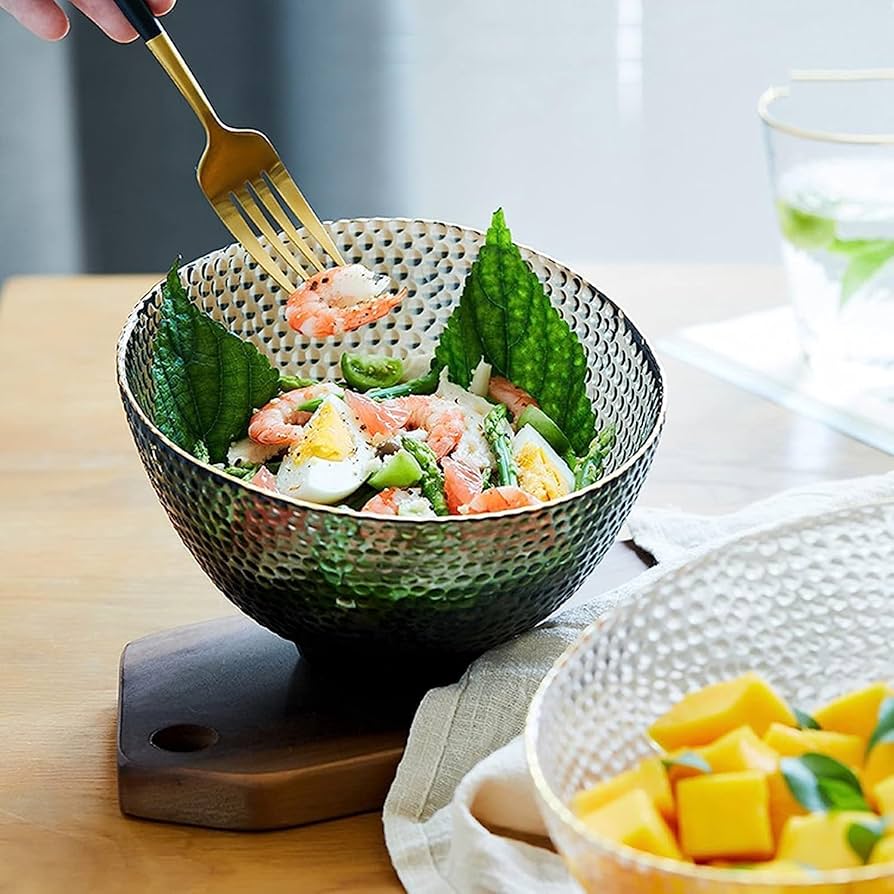 【新品】mono Filio 箱付き ガラスボウル　サラダボウル フルーツボウル 新品】mono Filio 箱付き ガラスボウル サラダボウル フルーツ