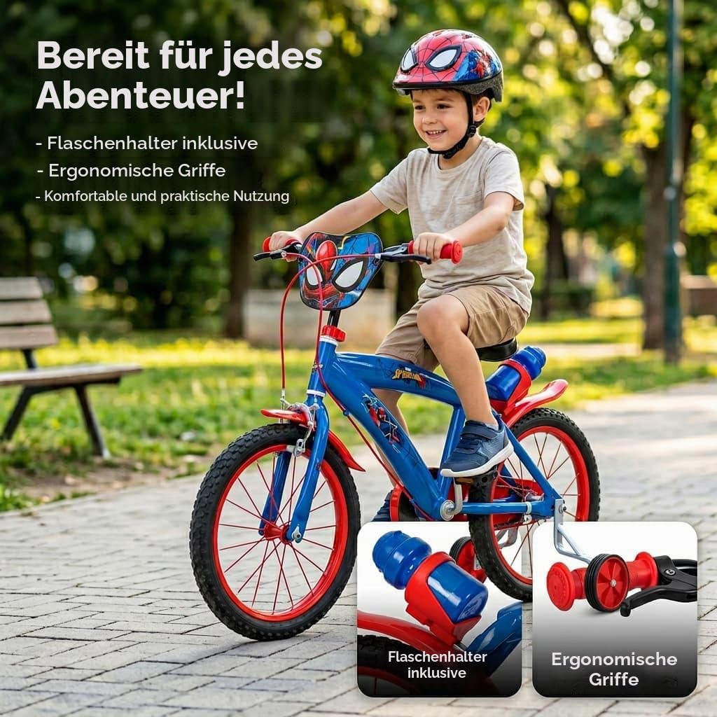 TOIMSA Fahrrad 16 Zoll Spiderman Huffy 5/8 Jahre