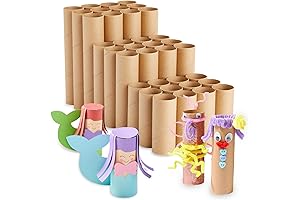 Bright Creations 36-Pack Large Cardboard Tubes for Unlimited Crafting Possibilities