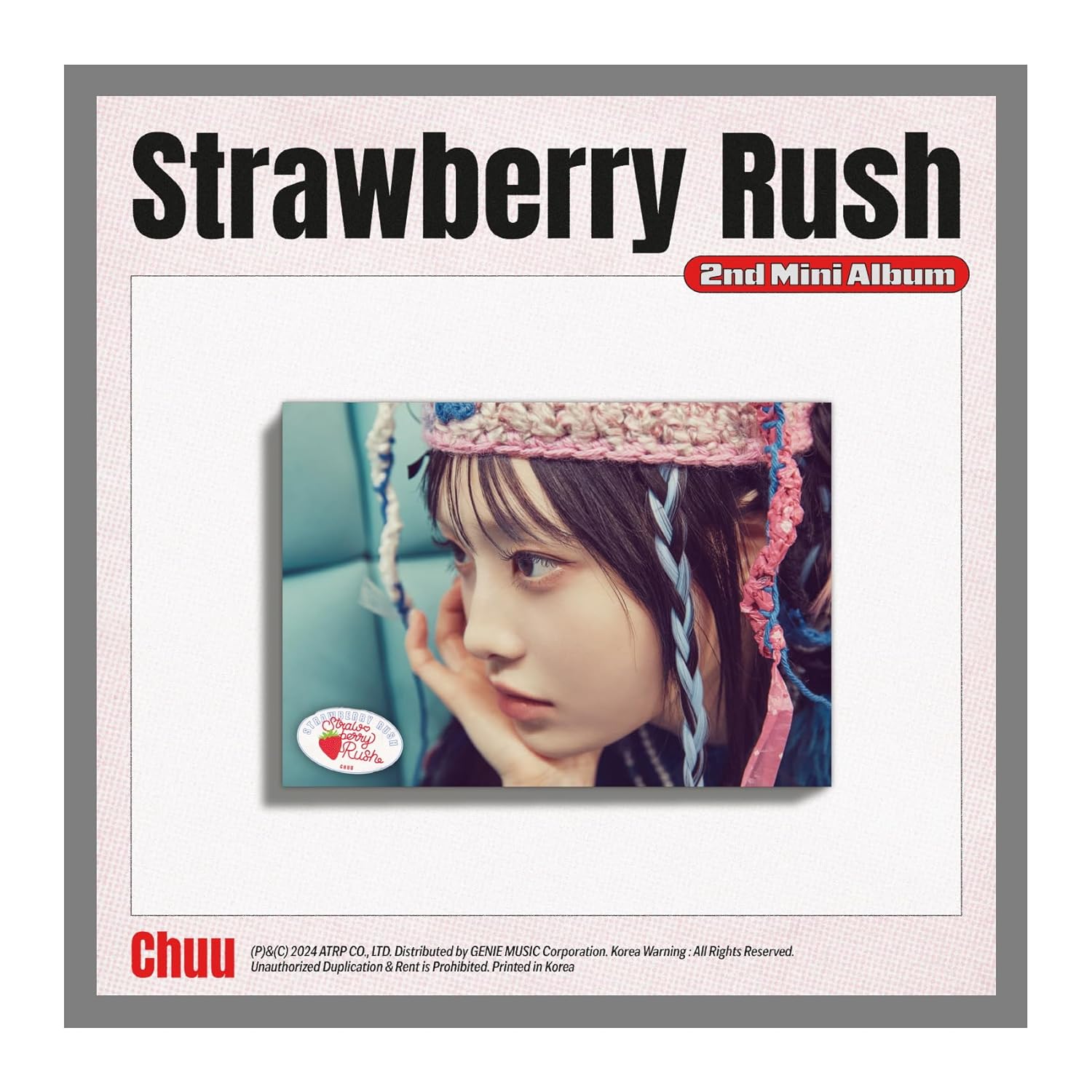 츄 Chu Strawberry Rush 2nd Mini Album with Tracking Sealed ATRPCHUU (Full Set(2 Standard+1 Stayg))