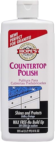 Hopes Premium home Care, Libre de cera, Pulidor para mostrador, 8 onzas 1 pieza