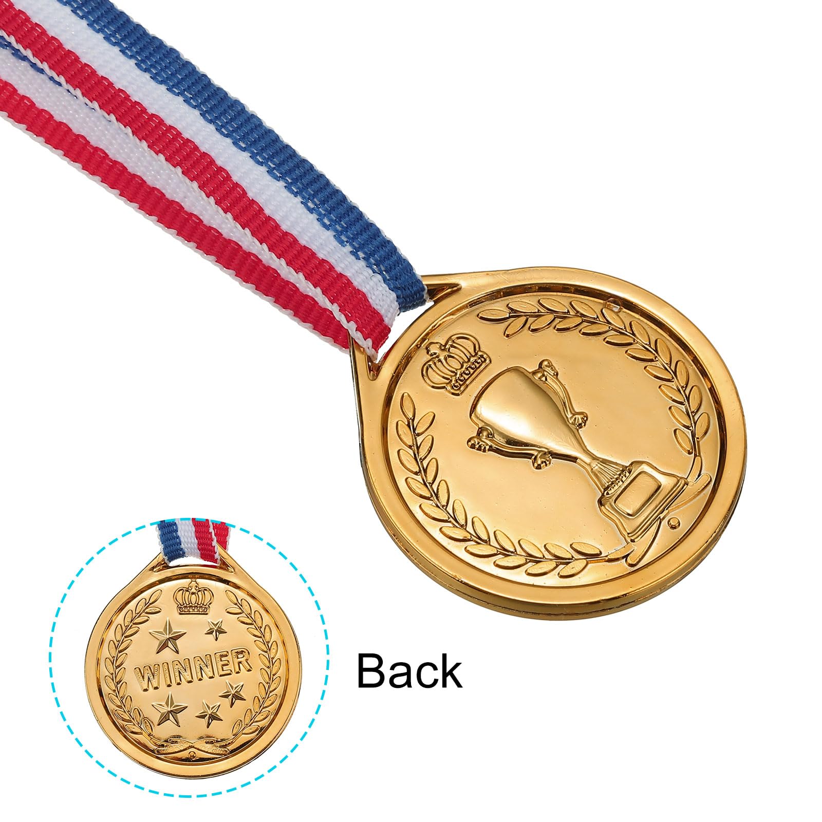 Gewinner-Medaillen 24er-Pack – Goldene Spielzeugmedaillen Für Kinderpartys & Sportfeste
