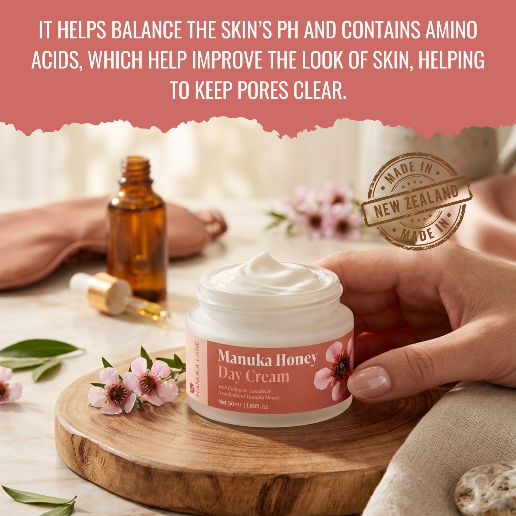 Amazon.com: Manuka Lane Manuka Honey Day Cream The Ultimate Skin