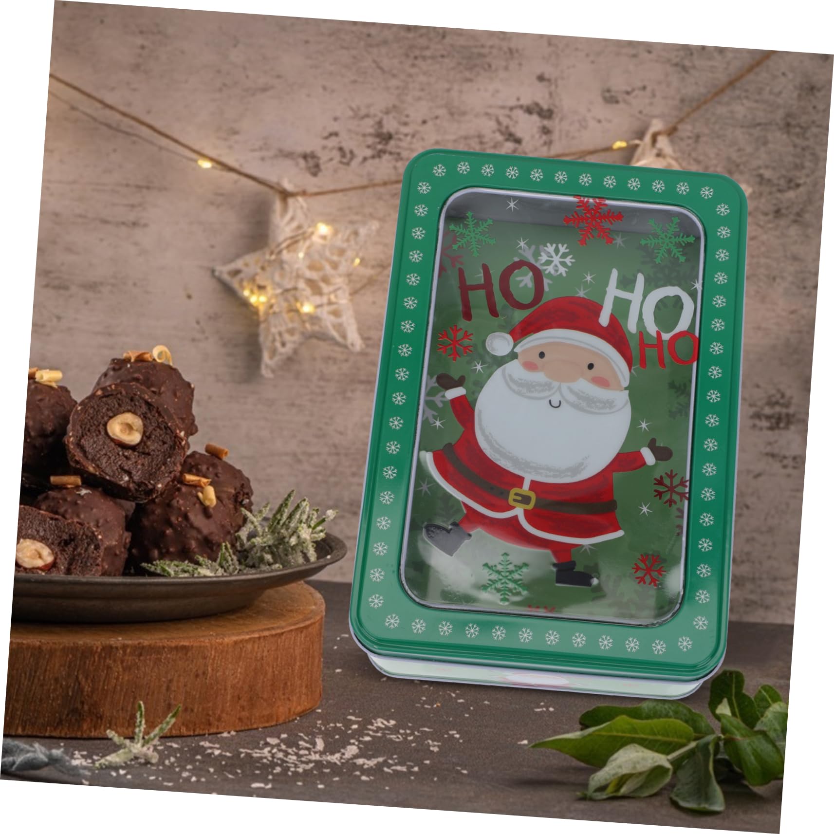 minkissy 4 Pz Scatola Di Natalizia Confezioni Di Natale Di Candele Festive Confezioni Di Astucci Per Caramelle Scatola Di Biscotti Per Le Vacanze Ferro Da Stiro
