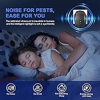 Vista 6 de Repelente de plagas para interiores, repelente para ratones, ratones, ratas, cucarachas, hormigas, arañas (paquete de 6)