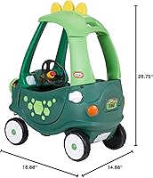 Vista 9 de Little Tikes Cozy Coupe Dinosaur - Exclusivo de Yaxa, grande, verde