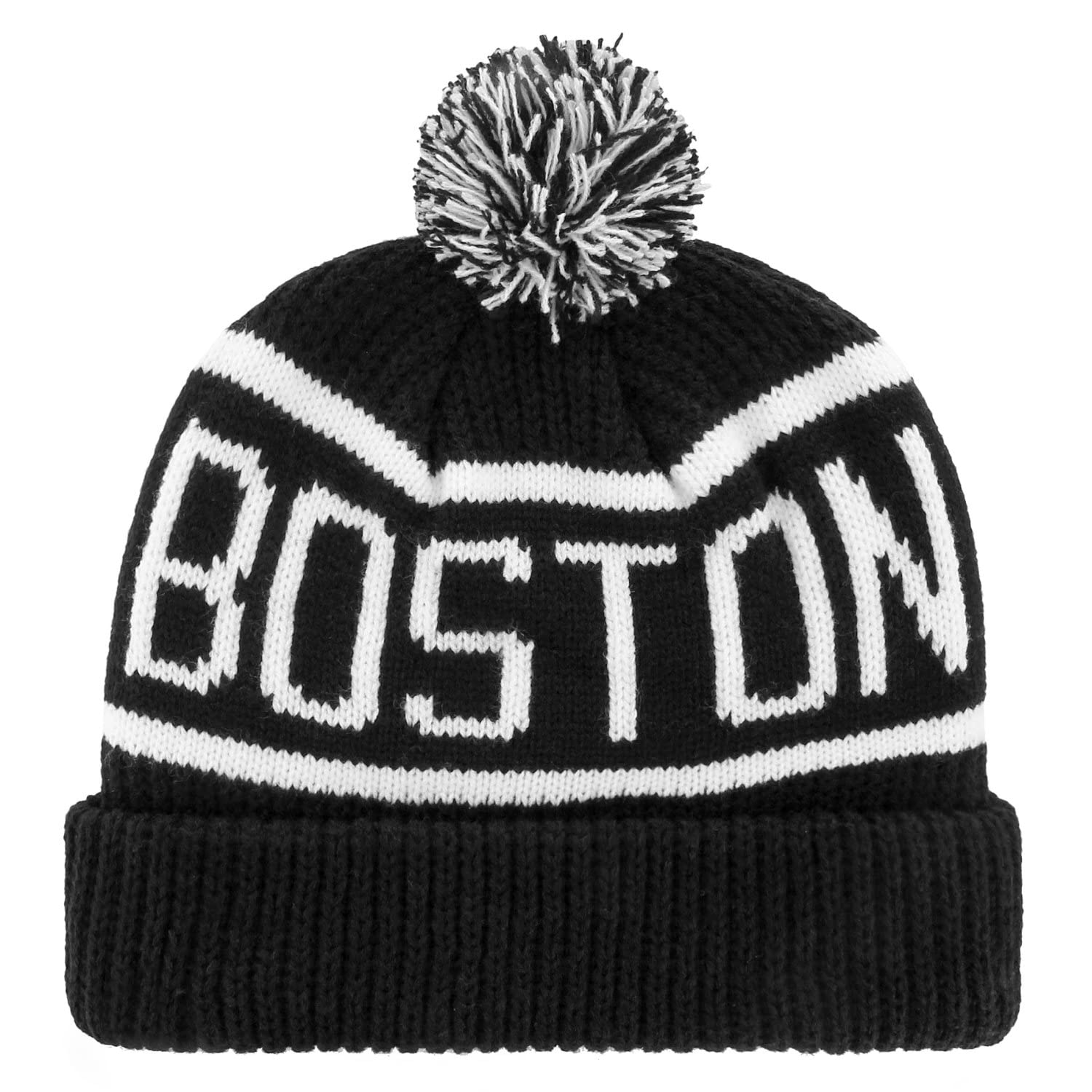47 Brand Knit Beanie - Calgary Boston Bruins Black - Image 2
