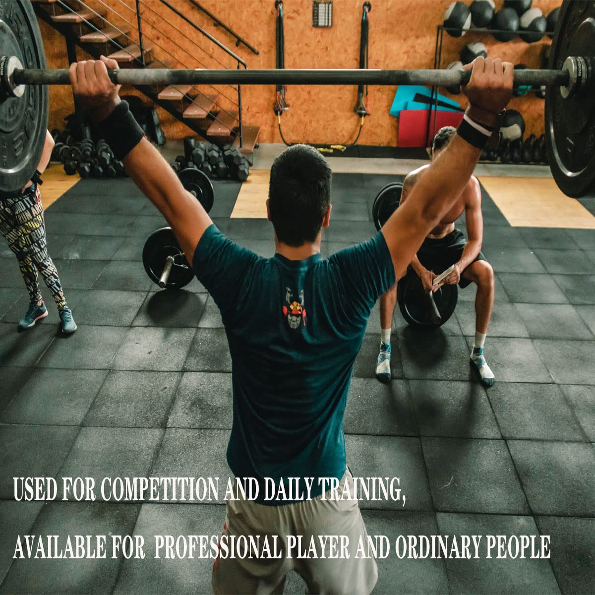 Paradenti per powerlifting (2 pezzi), bocchino fitness per proteggere denti e mascella, bocchino per sollevamento pesi, per tutti gli sport di forza (2 pezzi, nero)