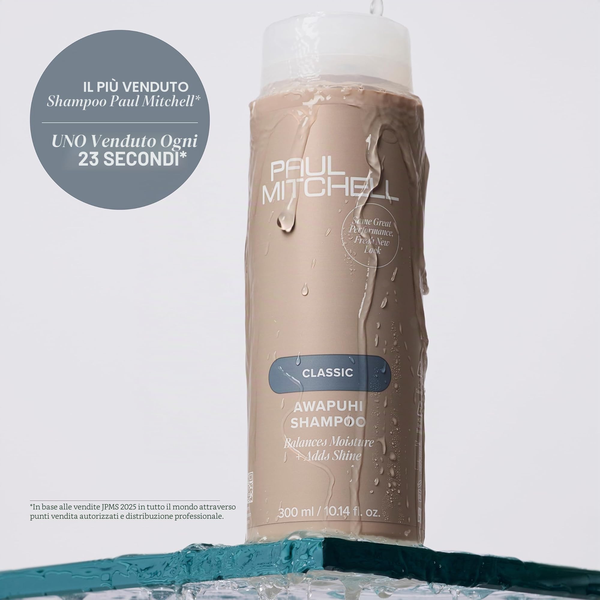 Paul Mitchell Awapuhi Shampoo, riequillibra l'idratazione, per tutti i tipi di capelli, specialmente per capelli medio-grossi - 1000 ml