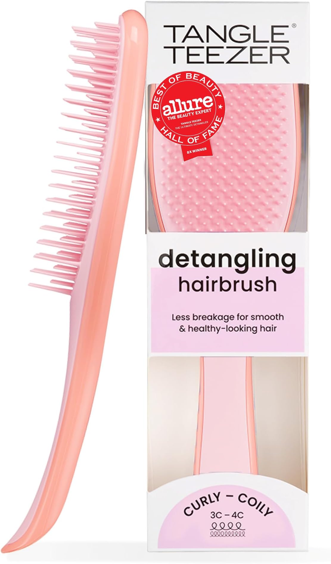 Tangle Teezer TWD NATURALLY CURLY-ORANGE/PINK