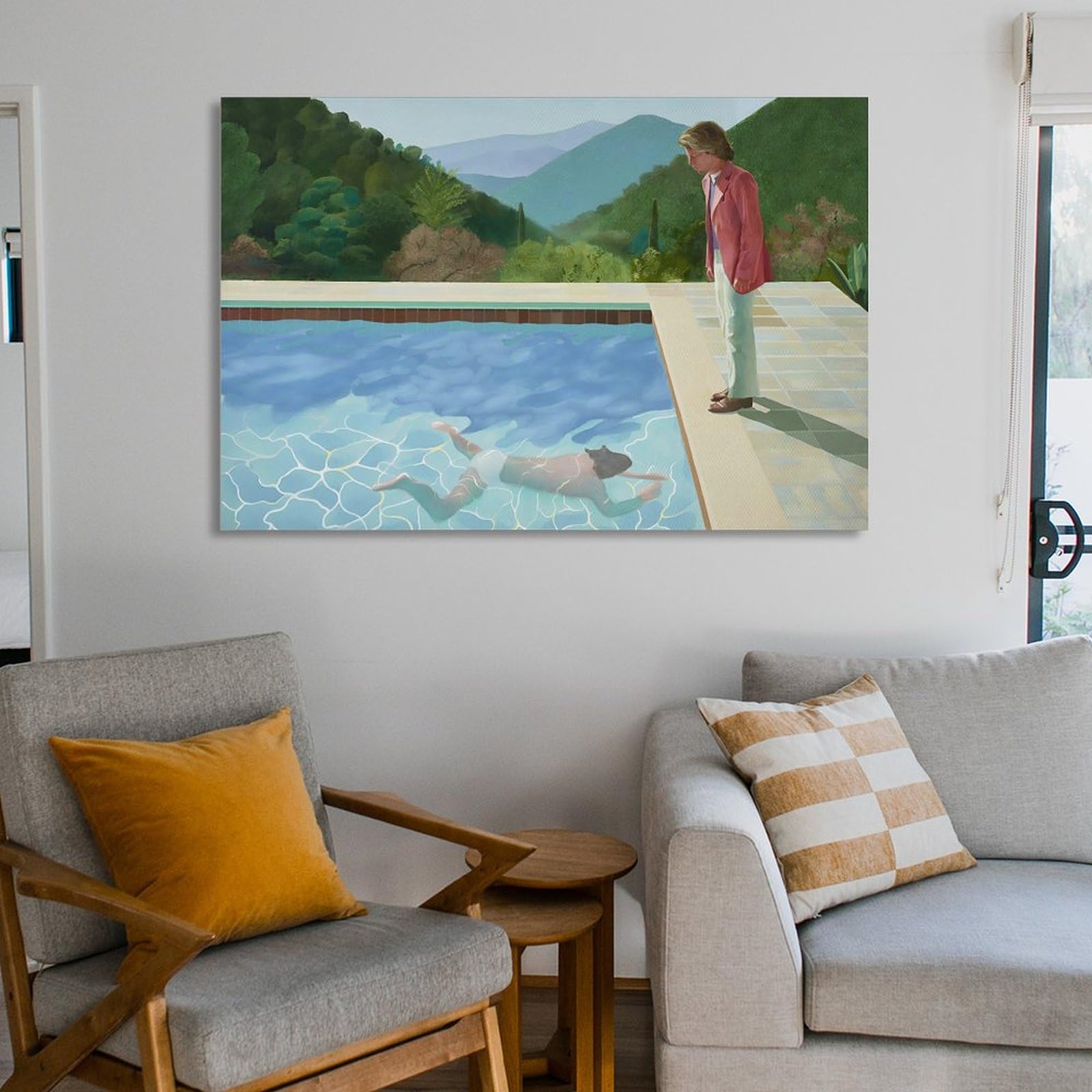Amazon.co.jp: David Hockneyデビッドホックニーポップアート絵画
