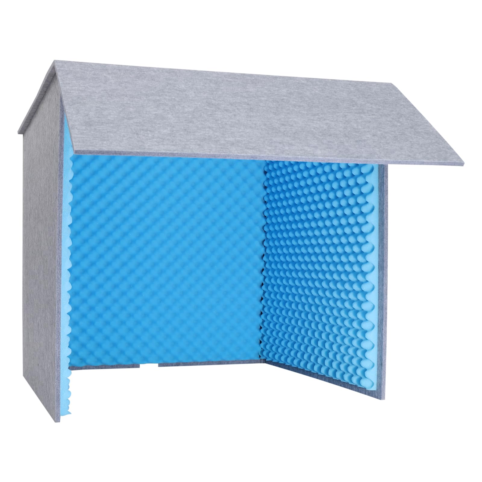 Cabina vocal, cubierta de escritorio insonorizada, 80 x 80 x 80 cm, cabina vocal portátil para estudio de grabación, oficina en casa