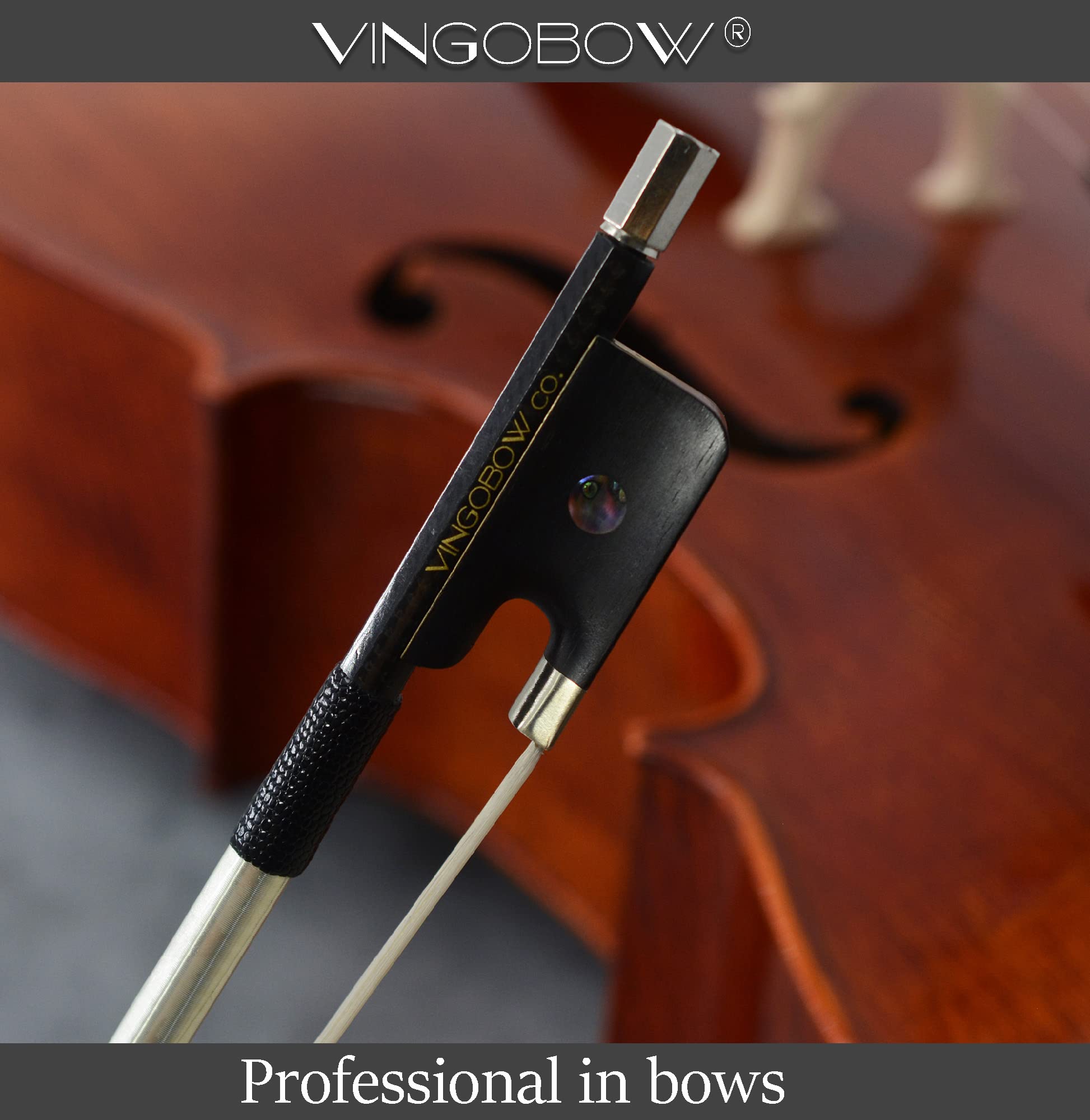Diamond Fiber Carbon Fiber Violonczela Łuk 4/4 Rozmiar Koncert Użyj Paryskich Oczy Dobrze Zrównoważony Słodki Dźwięk Naturalne Włosy Konia
