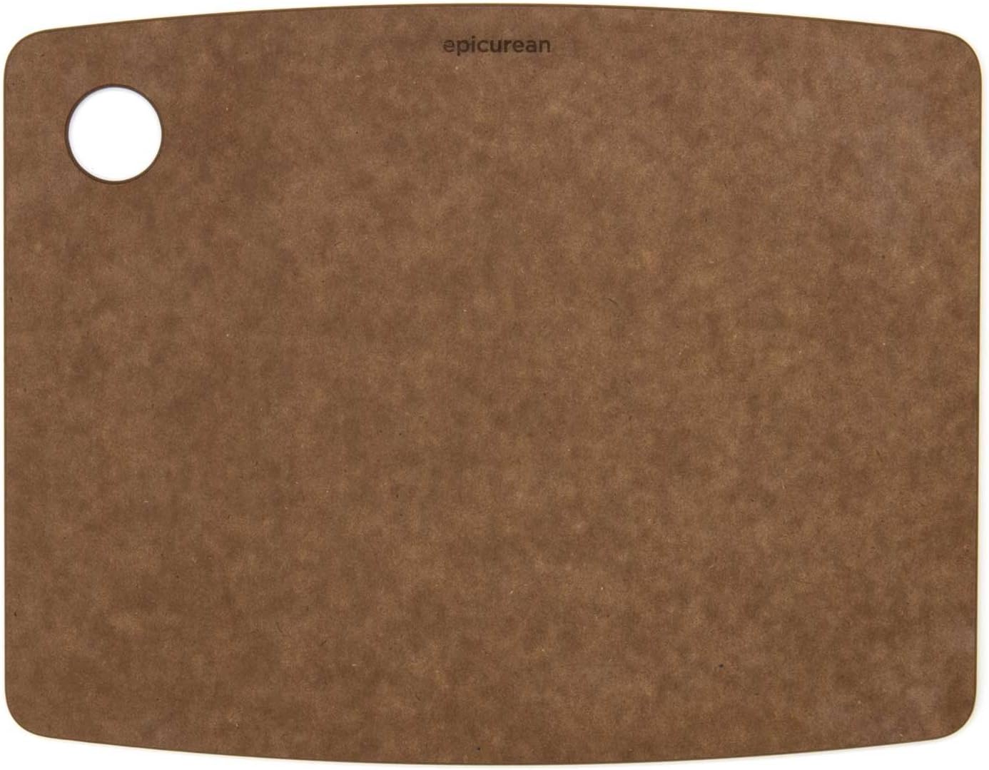 Epicurean Kitchen Series Cutting and Chopping Board, Compressed Wood Composite, 30 x 22.5 x 0.6 cm, Nutmeg Brown