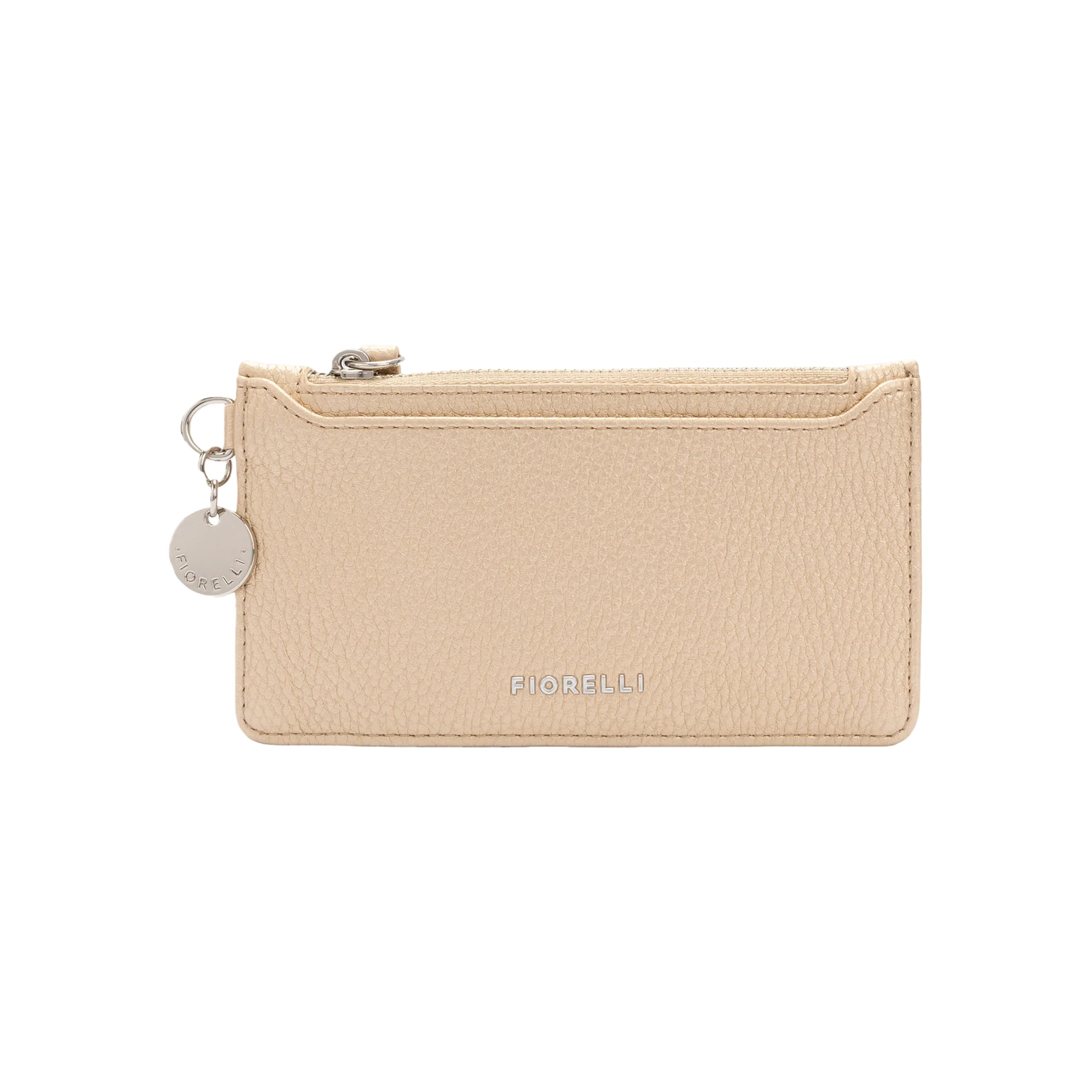 Fiorelli Women's Luna Elongated Card Case, Credit Card Holder, Slim Wallet, Faux Leather, Champagne