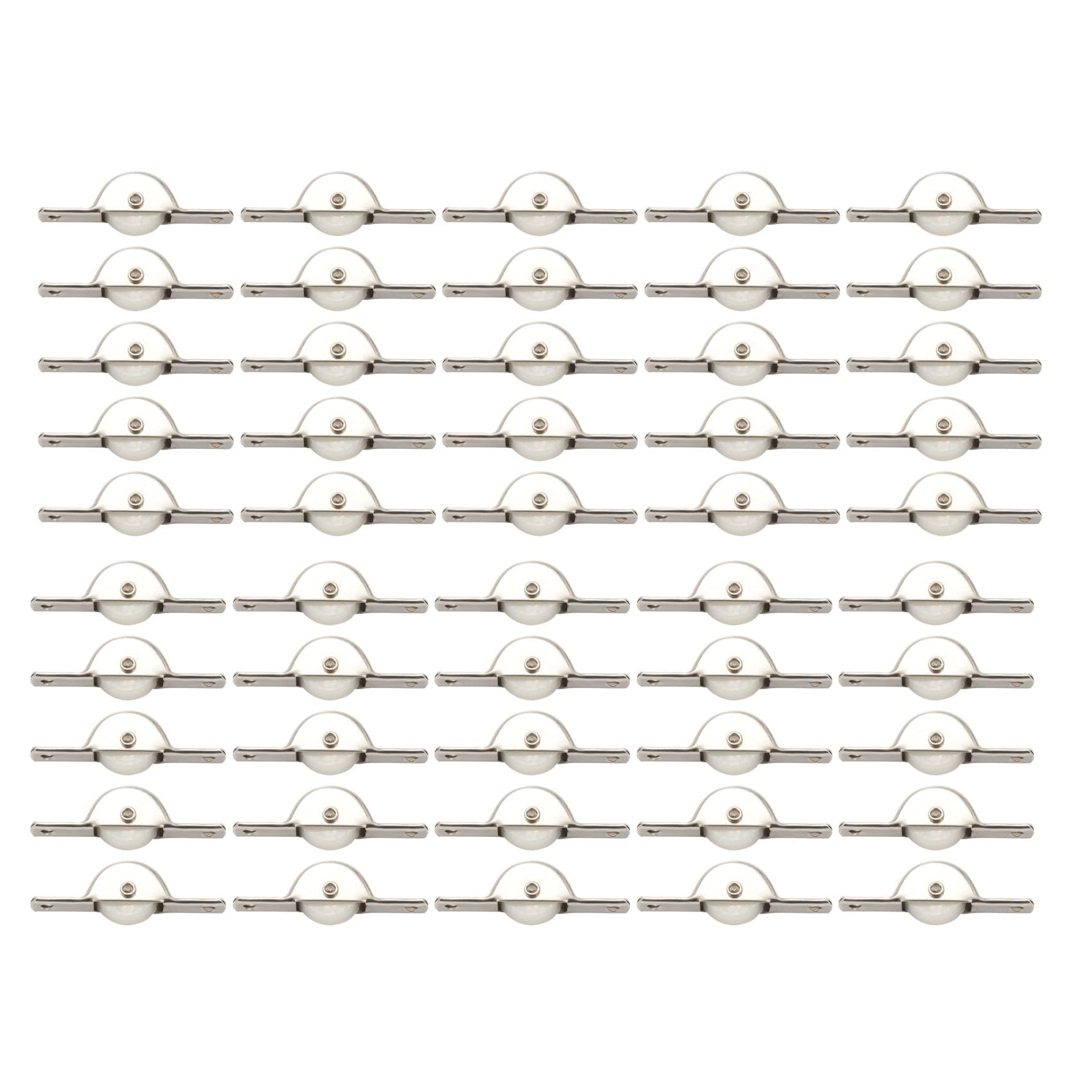 Jnchdghwa 50Pcs Door Window Cupboard Drawer Bin Single Nylon Sliding Roller Pulley Wheel