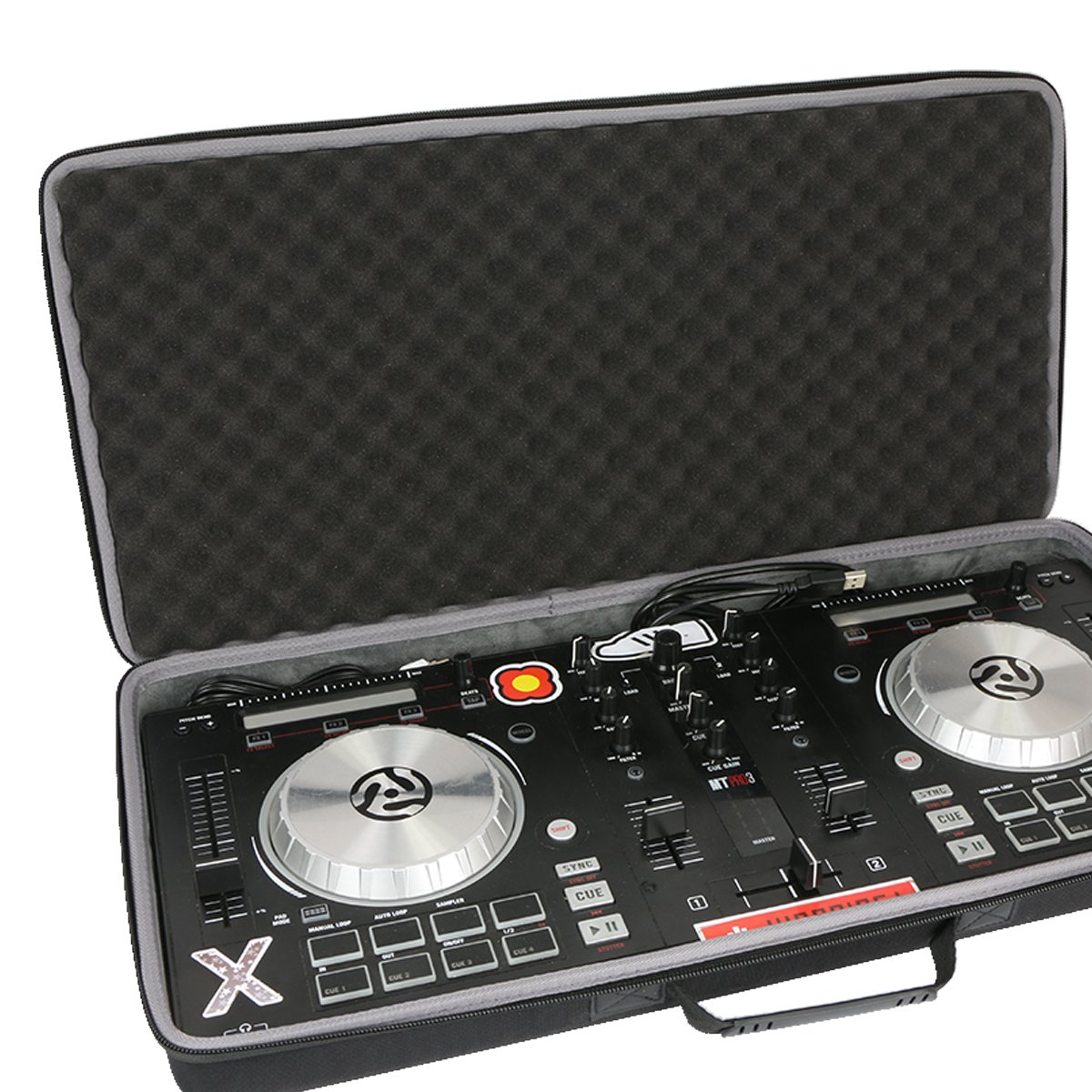 co2CREA Duro Viaggio Caso Copertina per Numark Mixtrack Pro 3 /Numark Mixtrack Platinum FX/Numark Mixtrack Pro FX Console DJ（solo scatola）