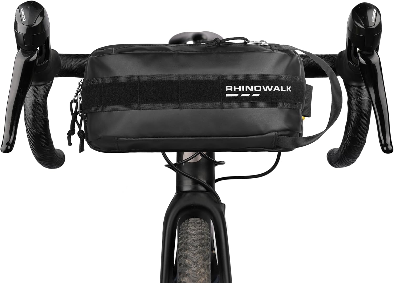 Rhinowalk Bike Handlebar Bag, Bicycle Front Bag Frame