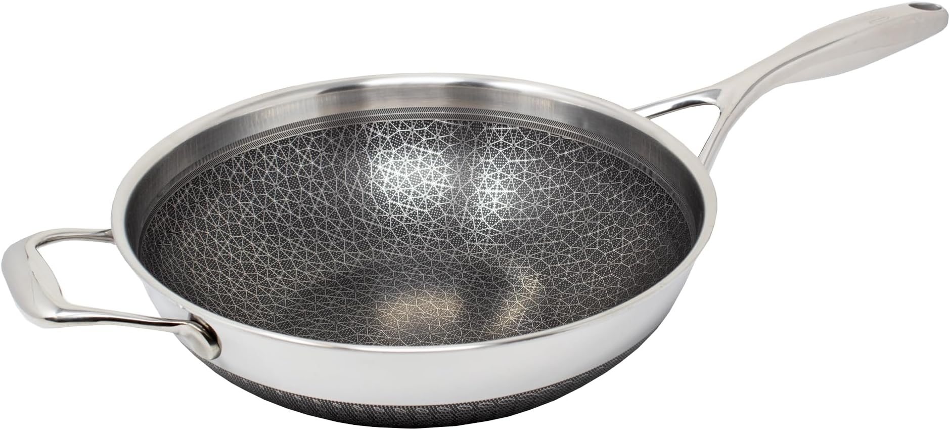 LIVWELL DiamondClad 12inch Hybrid Nonstick Stainless Steel