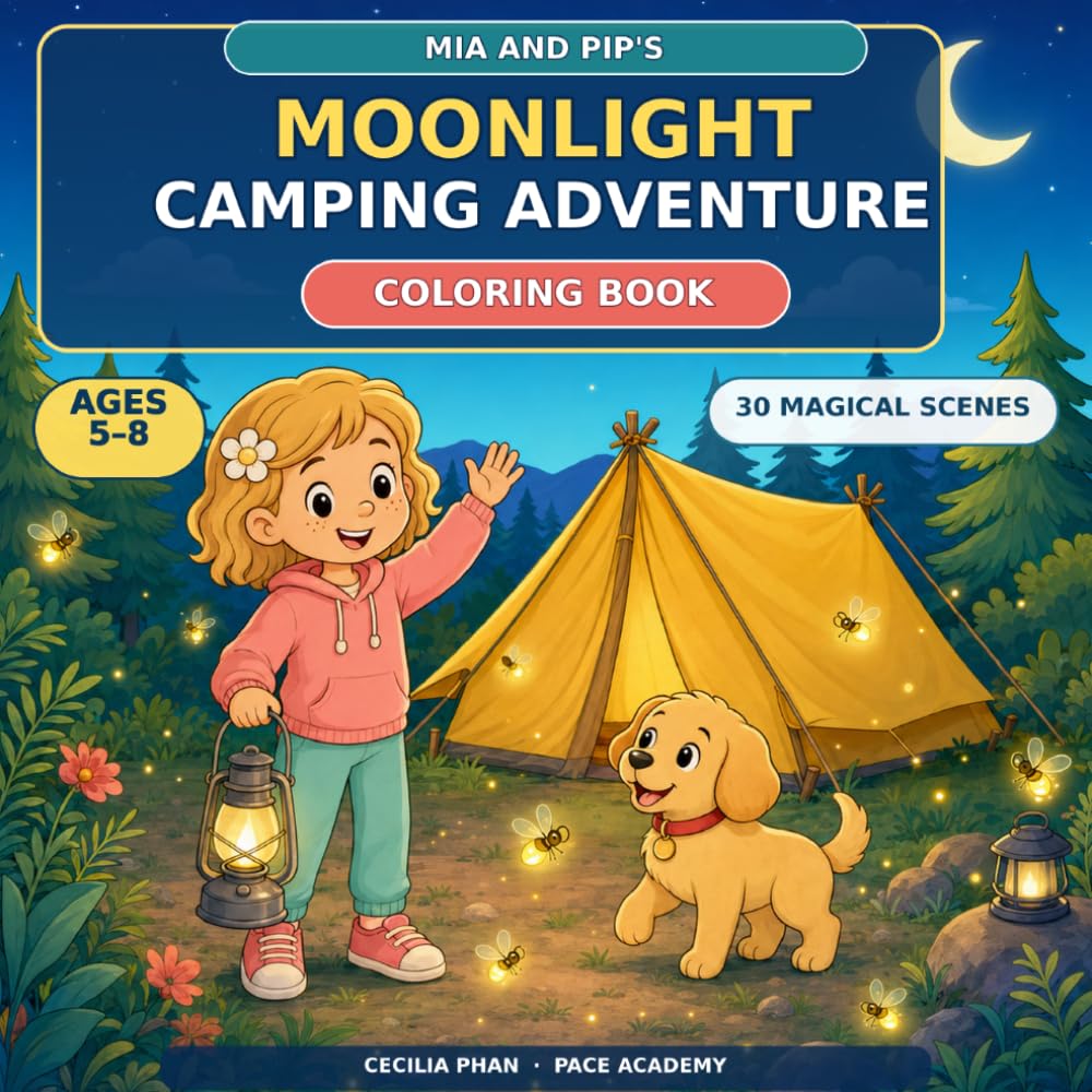 Mia and Pip's: Moonlight Camping Adventure (Mia and Pip's Adventures)