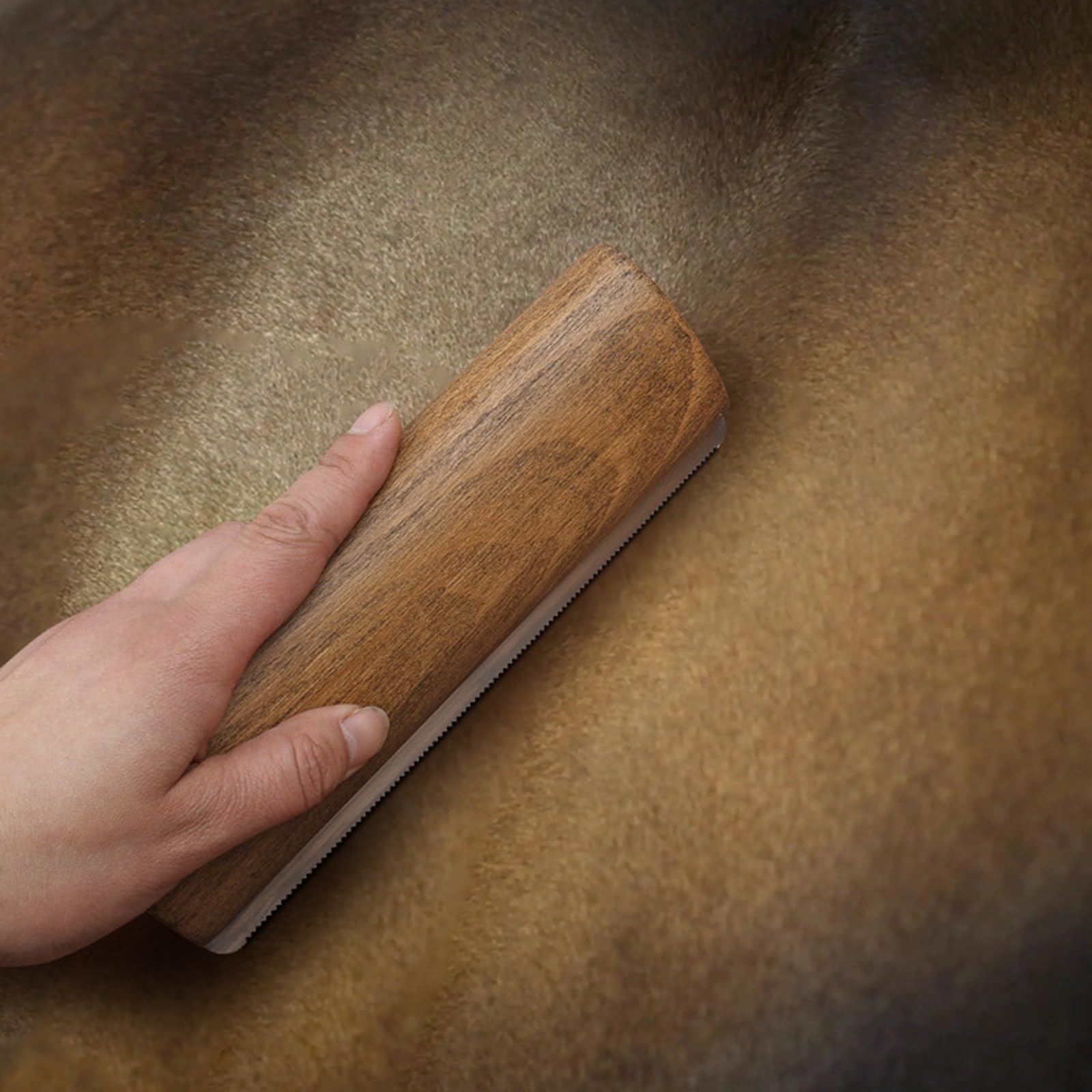 Juego de aseo para caballos, kit de 3 piezas con raspador de sudor de una sola manija, raspador de sudor de doble mango y cepillo para limpieza equina