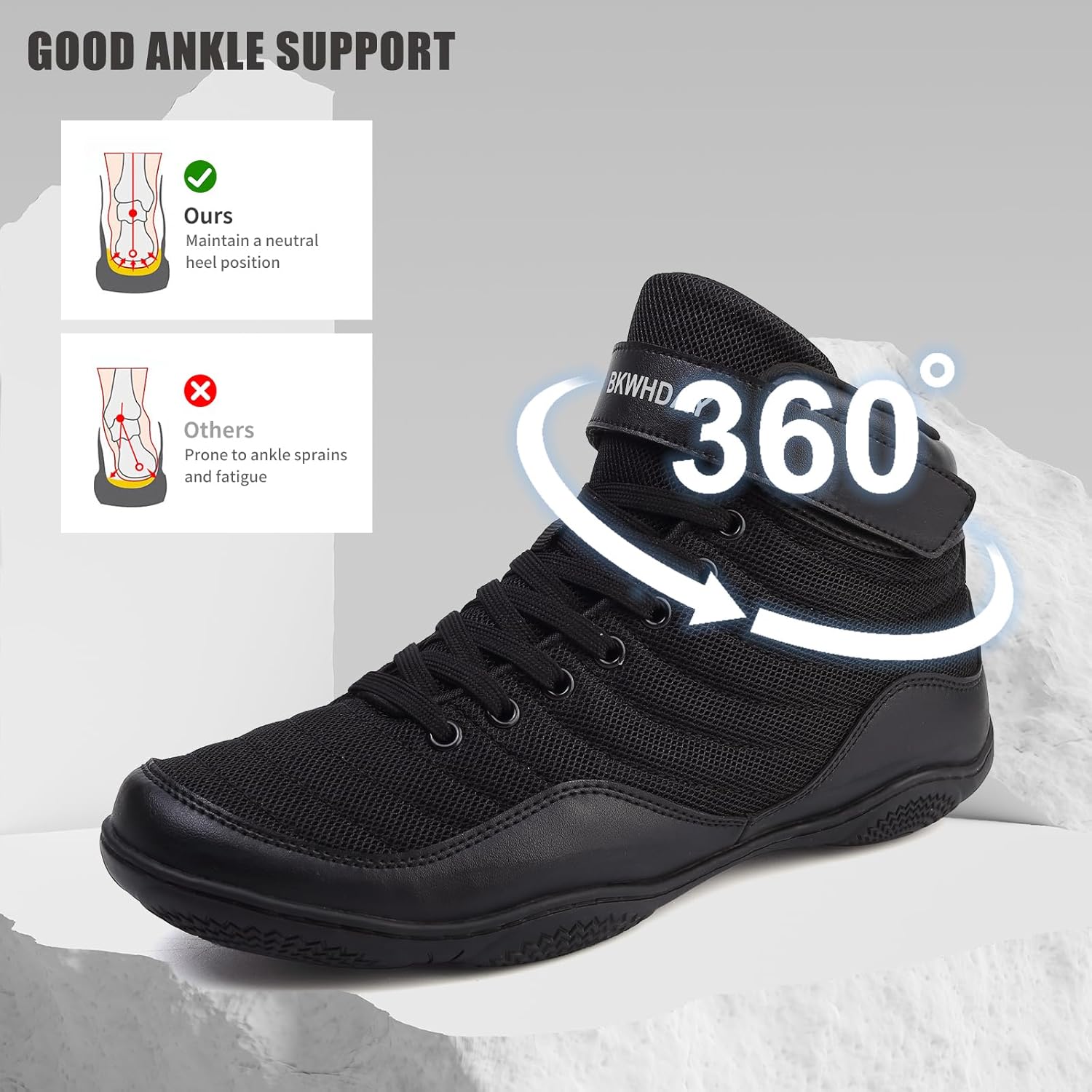 Kids Wrestling Shoes Youth Boys Girls Boxing Shoe Lightweight Breathable Non Slip - Image 5