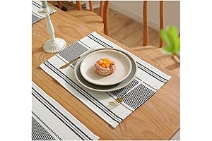 A Slice of Comfort: Cotton Placemats Set of 6 for Your Dining Table