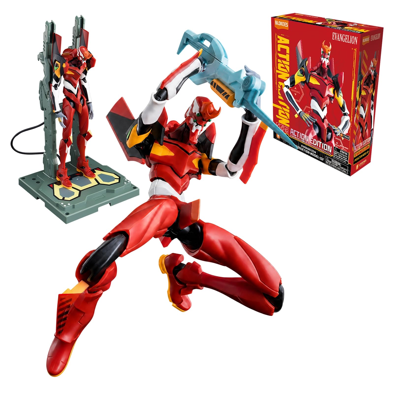 Amazon.co.jp: Blokees × TOP TOY エヴァンゲリオン 弐号機 プラモデル