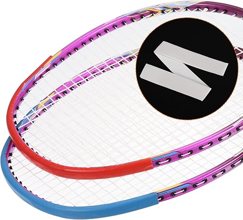 Miniatura 5 de PATIKIL Badminton Racket Head Protector Sticker, PU Tennis Racquet Guard Tape Racket Frame Stickers Thickened Wear-Resistant