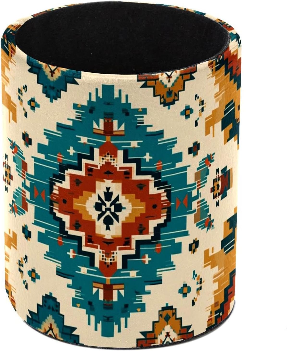 Western Vintage – Soporte circular para bolígrafo, soporte para brochas de maquillaje, diseño para la escuela, el hogar y suministros estacionarios