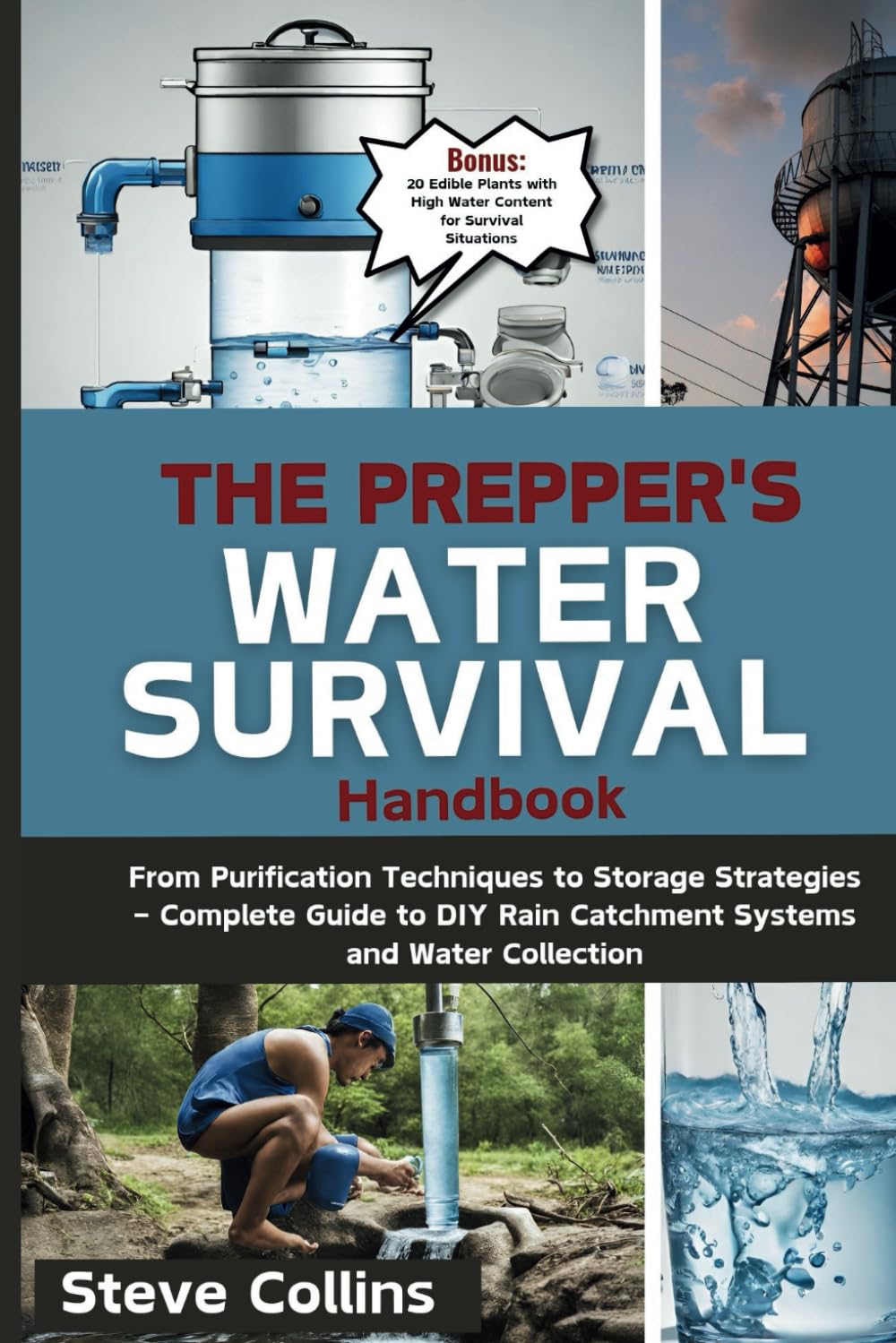 The Prepper's Water Survival Handbook: From Purification Techniques to Storage Strategies – Complete Guide to DIY Rain Catchment Systems and Water Collection