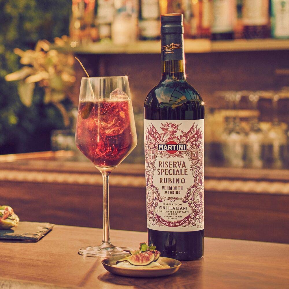 Martini Riserva Speciale Ambratto, Vermouth premium Blanc, 75cl, 18% & Riserva Speciale Rubino, Vermouth premium rouge, 75 cl, 18%