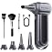 WOLFBOX MF100 Compressed Air Duster, 150000RPM Turbo Fan, 45 m/s Airflow | 3-Gear Adjustable Speed, Type-C Fast Charging, Lig