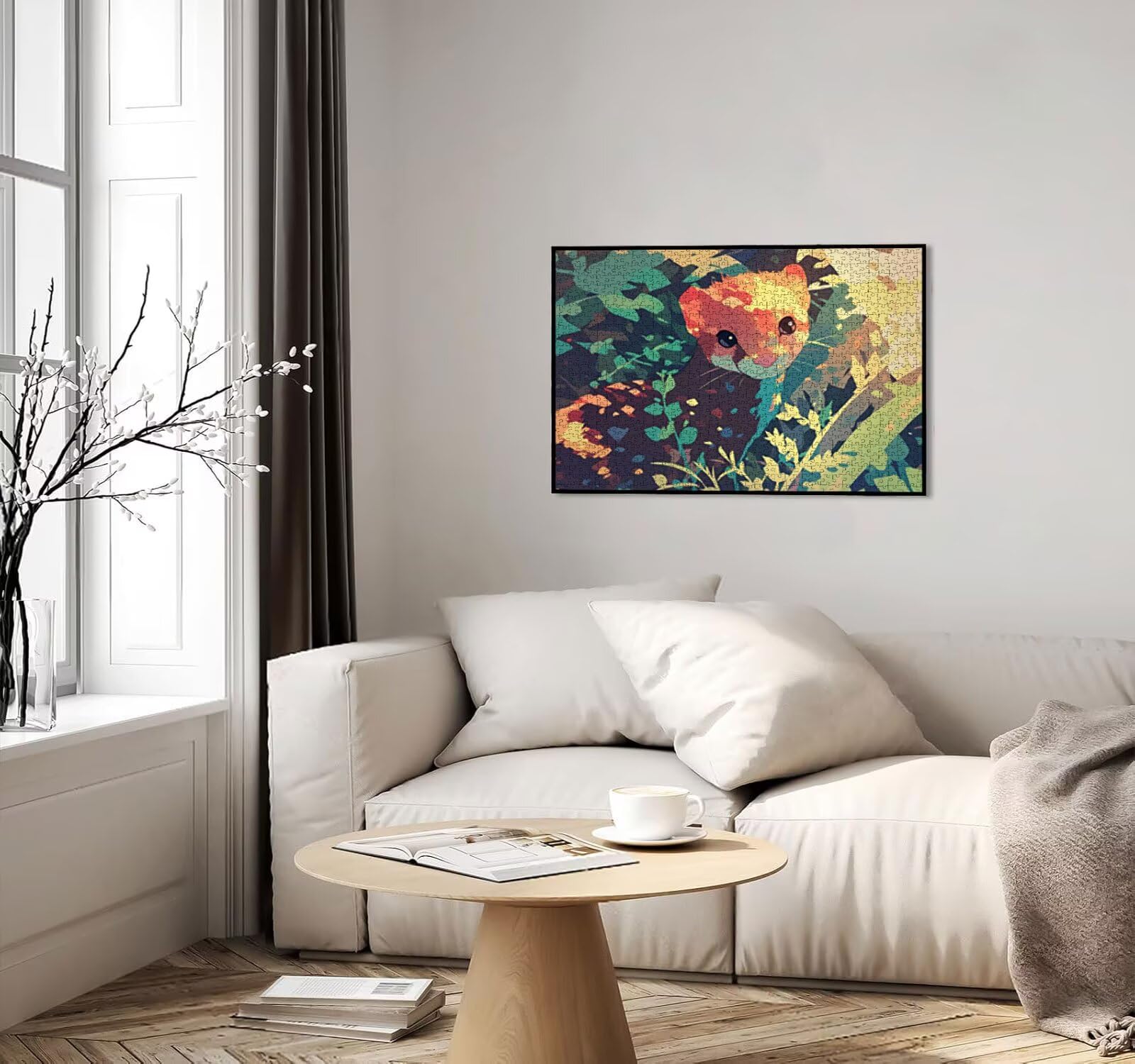 Puzzle dla dorosłych, 5000 elementów, urocze skunks, wymagające rodzinne gry, gry zręcznościowe dla dorosłych, wyzwania puzzle, prezent dla przyjaciół R2KH-484