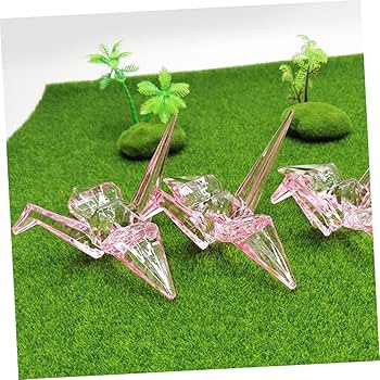 Amazon.com: VANZACK 2Pcs Children's Acrylic Origami Crane