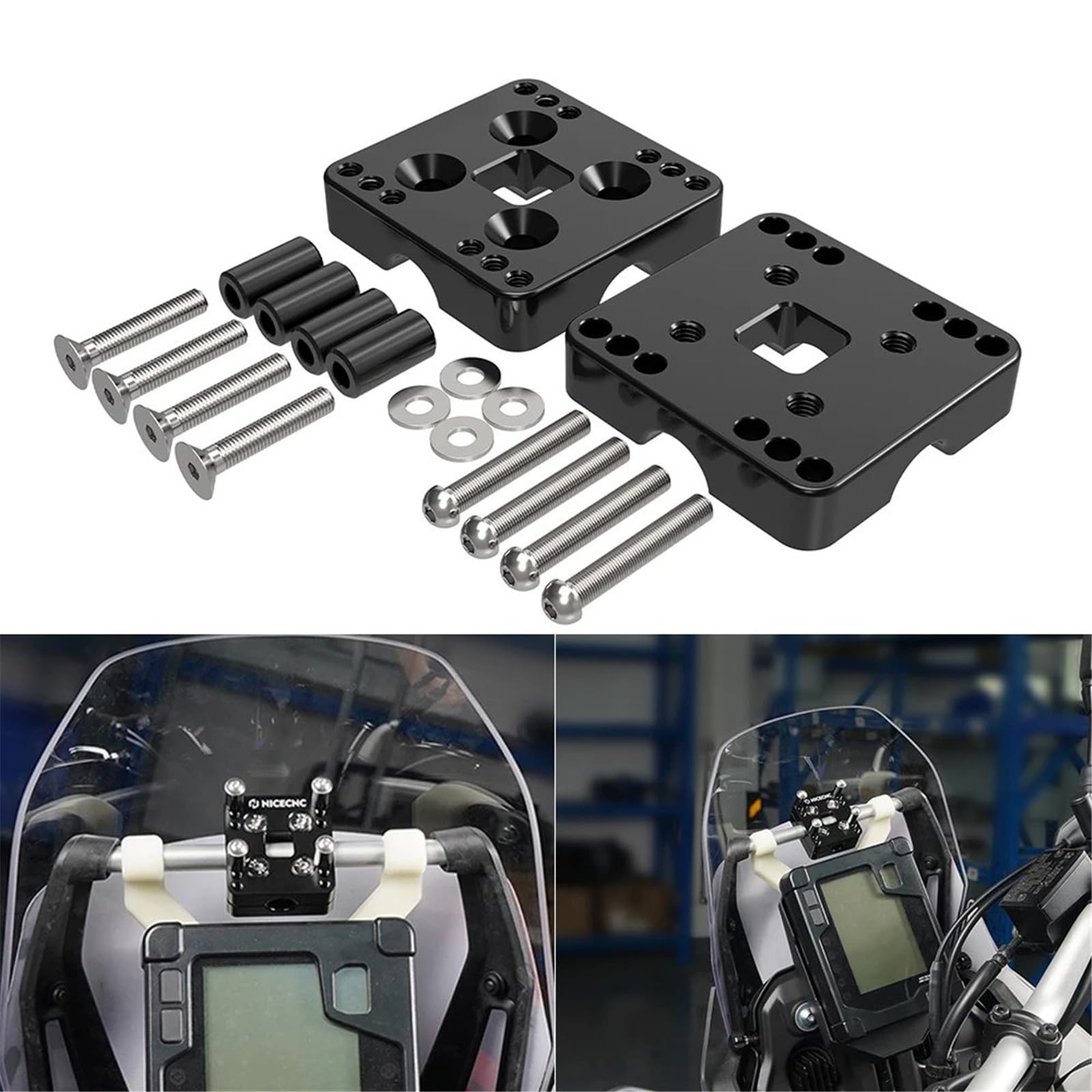 Motocicleta Teléfono Soporte Navegación para Tenere 700 para XTZ700 para Super para Tenere para XTZ1200 2014 2015 2016 2017-2022 Barra GPS Abrazadera Soporte Navegación Soporte GPS Teléfono