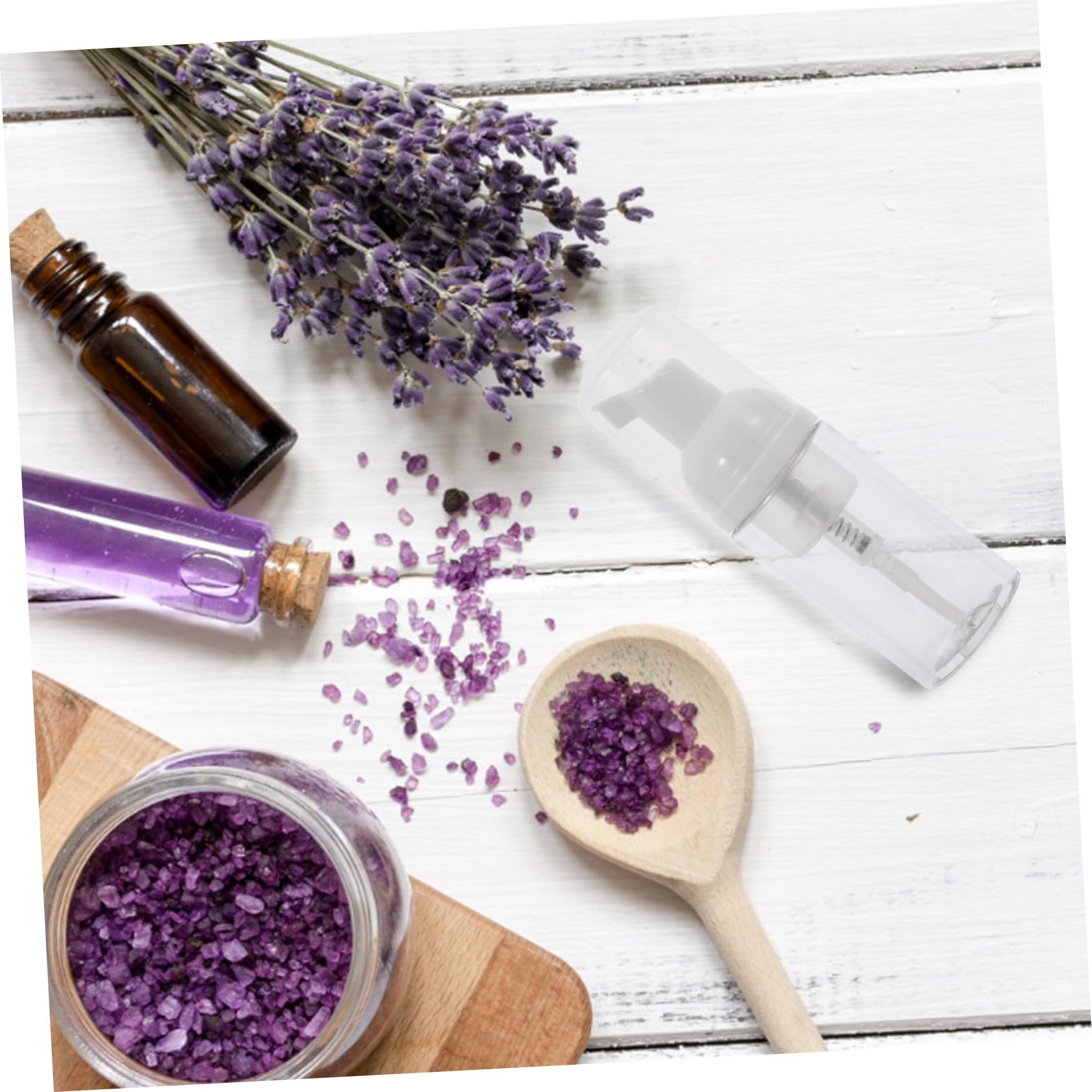 20pezzi Bottiglia Schiuma per Cosmetici in Plastica, Flacone | Uso Viaggio e Quotidiano, Resistente alla Pressione, Aspetto Raffinato e Design Sottile, per Skincare e Cosmetici