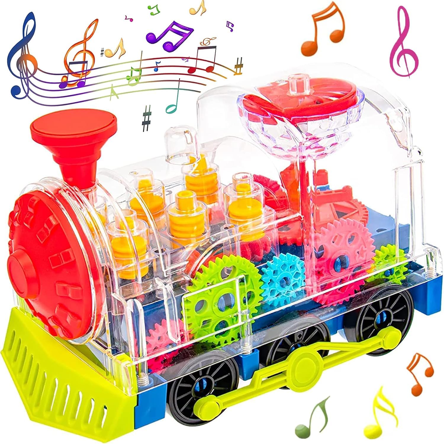 SWTOIPIG Giocattoli di 1-6 Anni, per Bambini da 6 a 12 Mesi, Giocattoli di Apprendimento Musicale Auto Elettriche per Ragazzi Bambini Piccoli