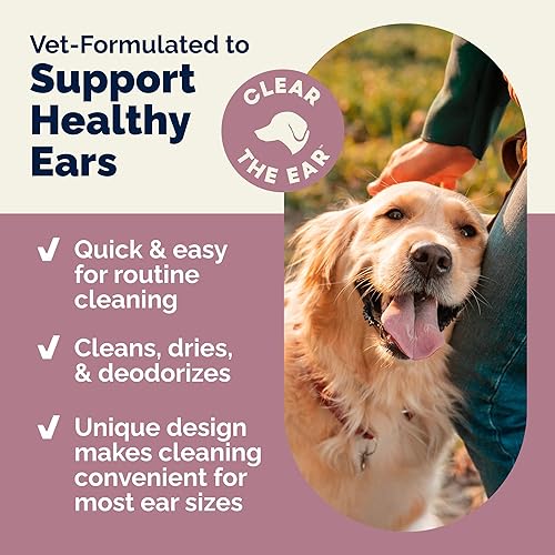 Miniatura 5 de Vetnique Oticbliss - Toallitas para orejas de gato y perro - Tratamiento para infección de orejas de perro o toallitas limpiadoras para oídos