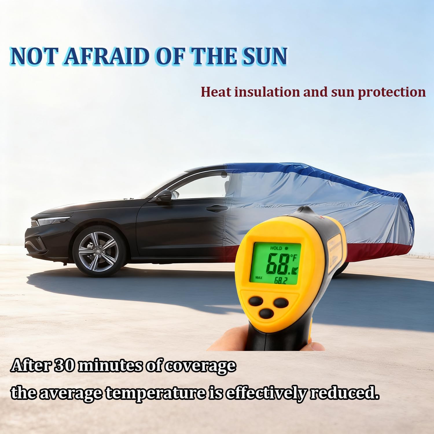 Car Cover for Vauxhall Corsa (1982-2024) Waterproof, Snowproof, with Windproof Straps, Suitable for All Seasons.