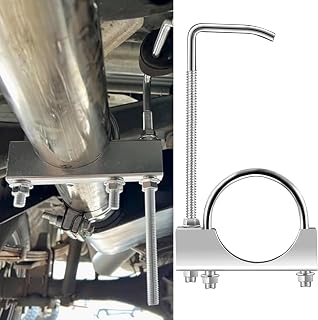 2,5 Zoll Auspuffschelle mit Aufhängung, U-Bolzenklemme Hanger Set