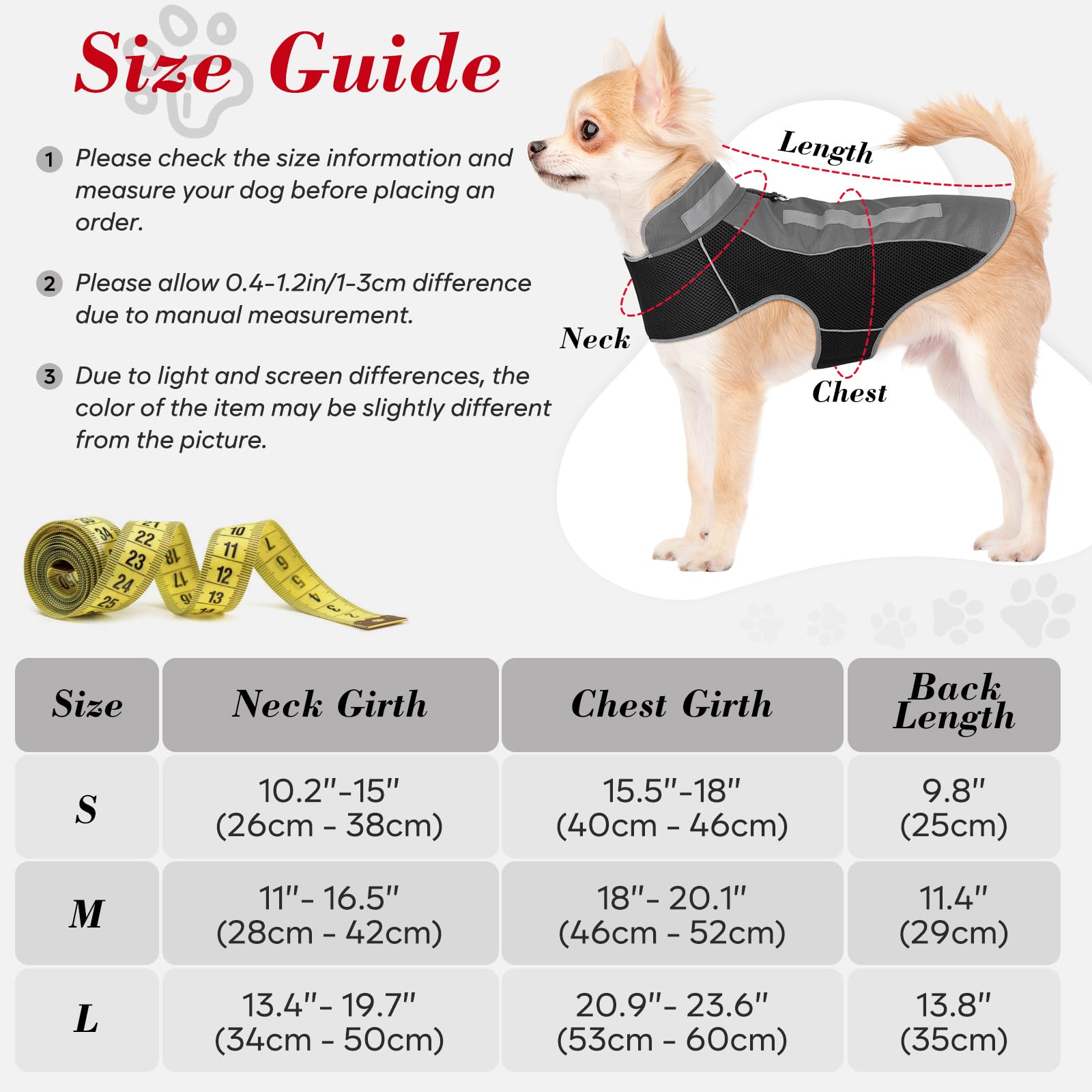 Kleine Hundejacke, warme Winter-Hundejacke, reflektierende Haustierjacke mit Fleece, Haustierkleidung für kleine, mittelgroße Hunde (Grau, M)