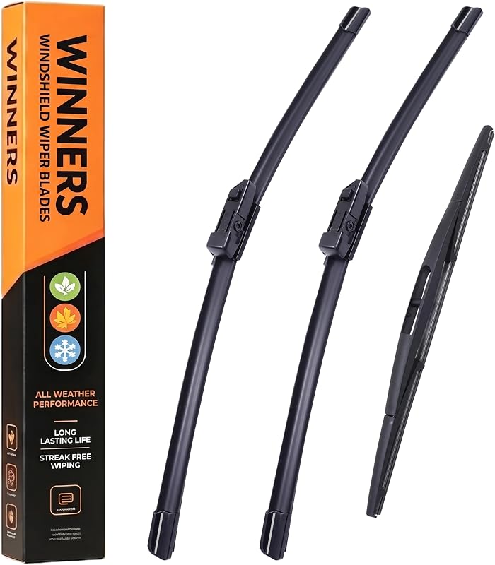 Palhetas do limpador de para-brisa WINNERS para Honda HR-V 2023 a 2026 – conjunto com 3